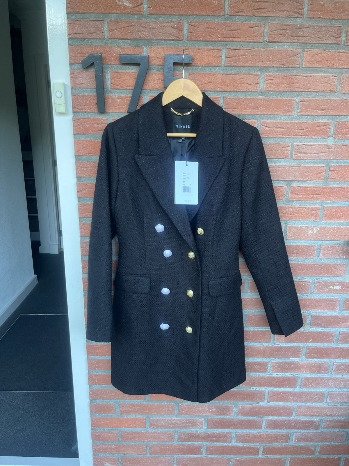 Nikkie nicole blazer dress maat 40 nieuw dames, Ophalen of Verzenden, Zo goed als nieuw, Maat 38/40 (M), Zwart