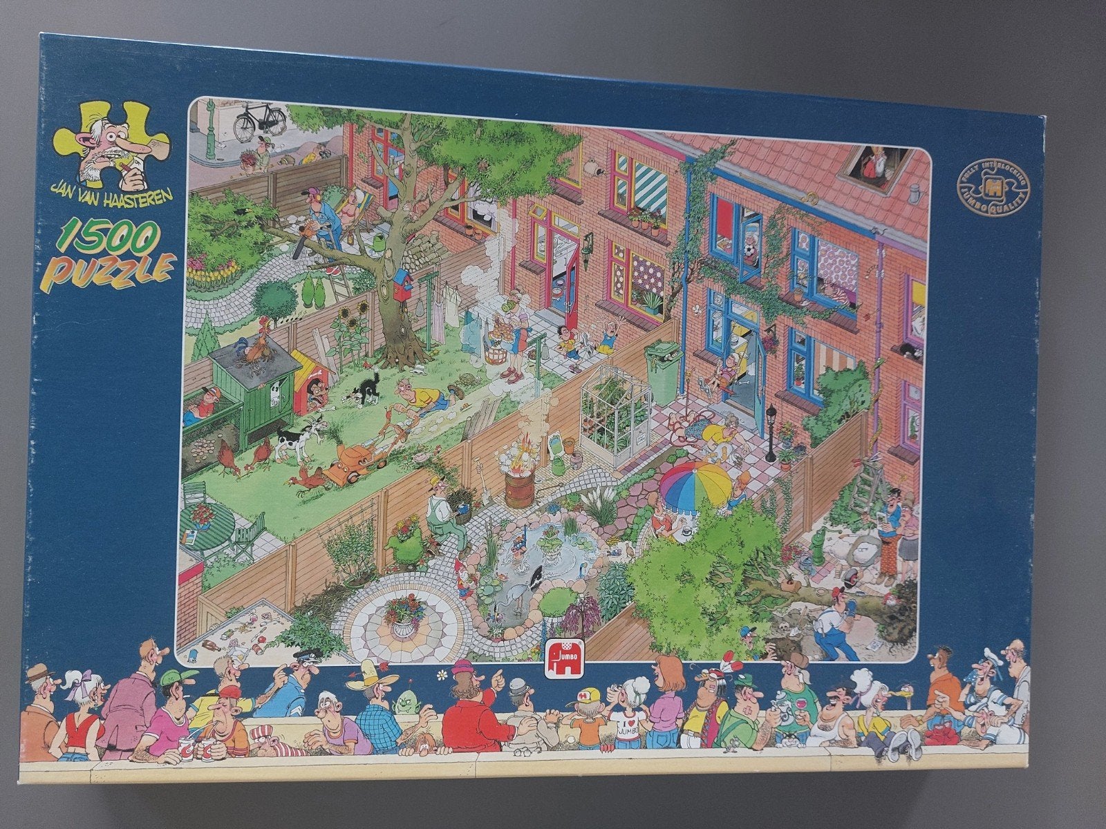 Jan van Haasteren De buren, Ophalen of Verzenden, 500 t/m 1500 stukjes, Gebruikt, Legpuzzel