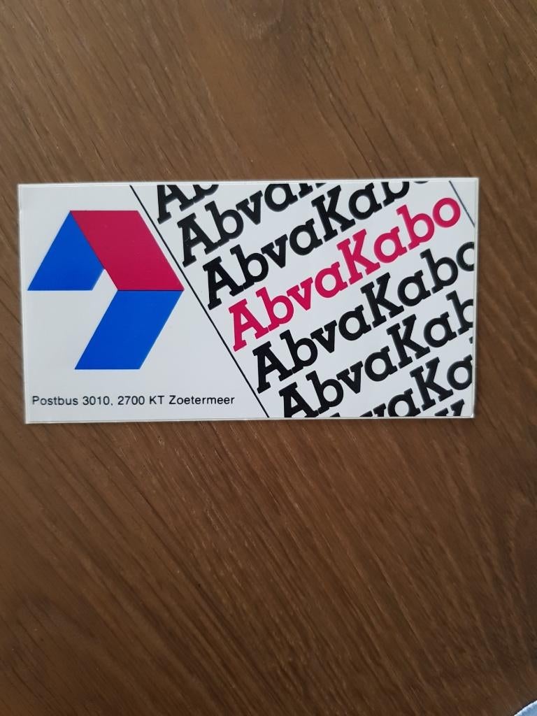 Sticker AbvaKabo, Ophalen of Verzenden, Nieuw, Bedrijf of Vereniging