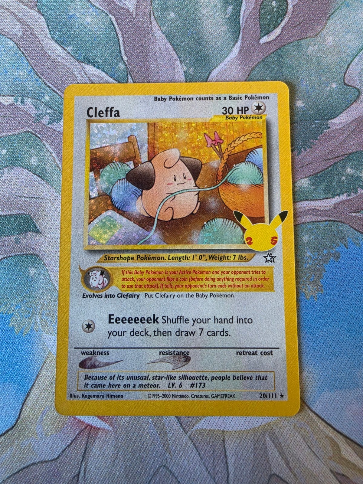 Pokemon celebrations cleffa Holo 20/111, Ophalen of Verzenden, Nieuw, Losse kaart, Foil