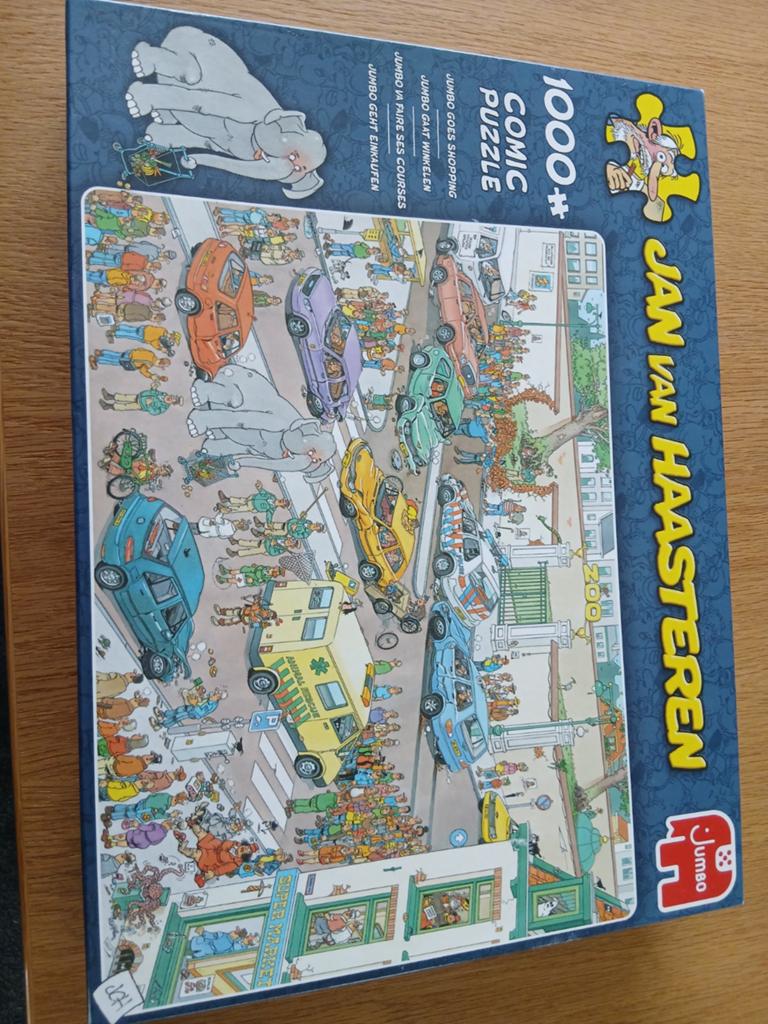 Jan van Haasteren puzzel, Hobby en Vrije tijd, Denksport en Puzzels, Ophalen of Verzenden, 500 t/m 1500 stukjes, Zo goed als nieuw