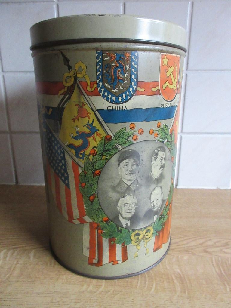 1939 1945 herdenkingsblik Tweede Wereldoorlog blik Churchill, Ophalen