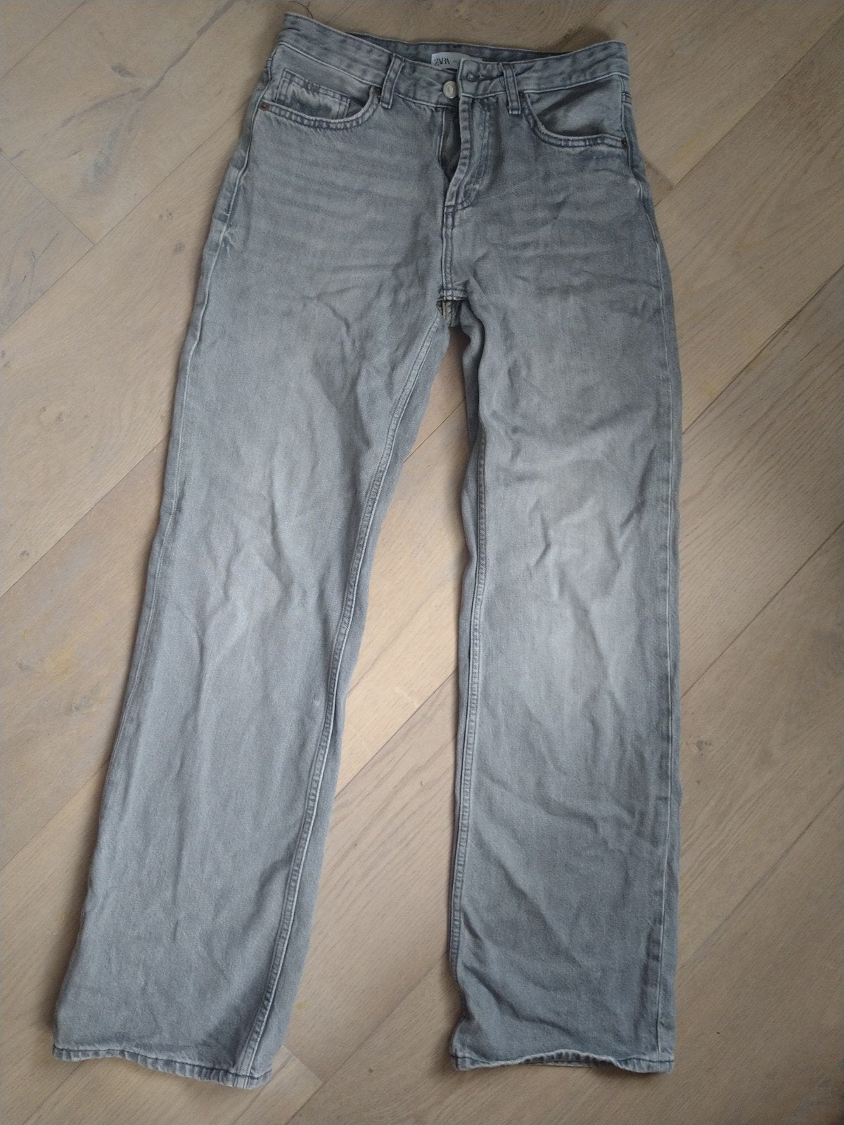 Zara grijze jeans, maat 36, Zara, Ophalen of Verzenden, W28 - W29 (confectie 36), Grijs