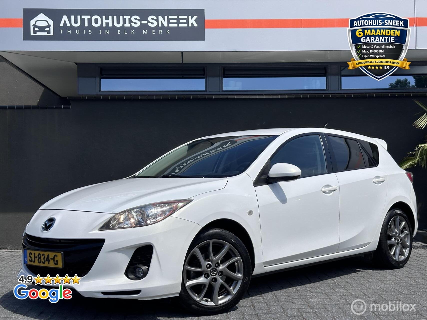 Mazda 3 1.6 TS|Navi| Climate/Cruise control | 6 Mnd Garantie, Voorwielaandrijving, Euro 5, Gebruikt, 4 cilinders
