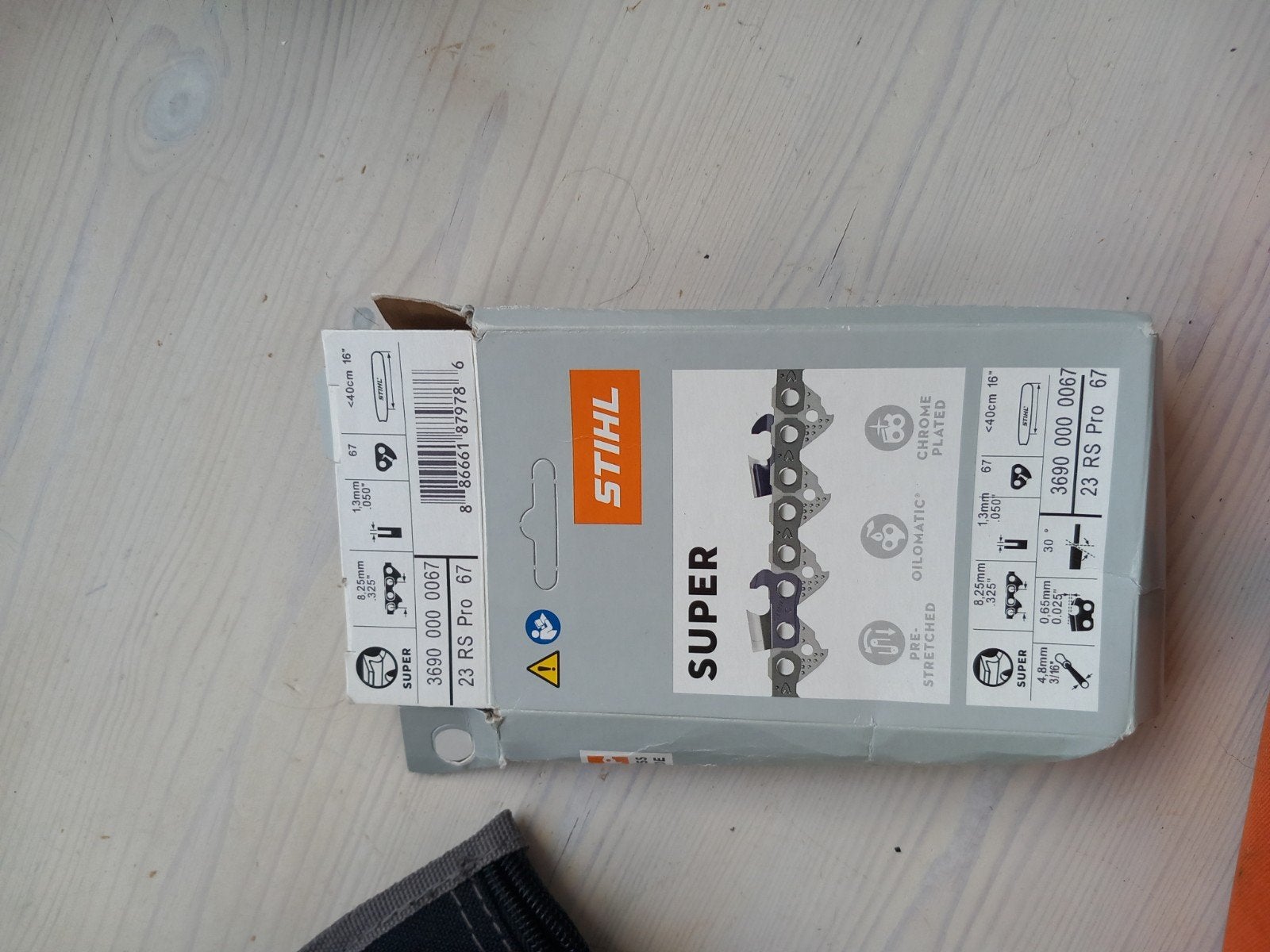 Stihl Zaagketting en Onderhoudsset, Ophalen of Verzenden, Zo goed als nieuw