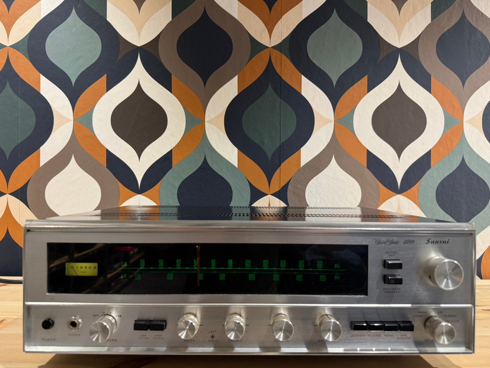 Sansui Solid State 3500, speelt zeer goed, met garantie, Contact@vintageaudiobreda.nl, Sansui, Zo goed als nieuw, Bosschendijk 193b, Oudenbosch