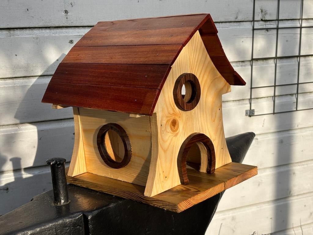Uniek handgemaakt vogelhuisje efteling stijl, Tuin en Terras, Ophalen of Verzenden, Nieuw