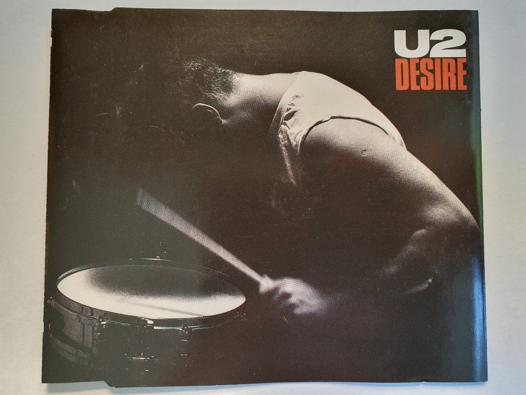 CD-single U2 - Desire (1988), Ophalen of Verzenden, Zo goed als nieuw, Pop, Inclusief doosje