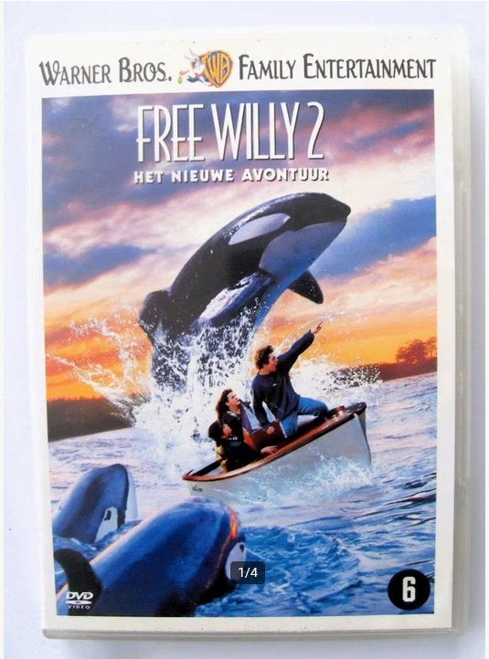 Free Willy 2 - het nieuwe avontuur (originele dvd), Avontuur, Nederlands, Ophalen of Verzenden, Vanaf 6 jaar