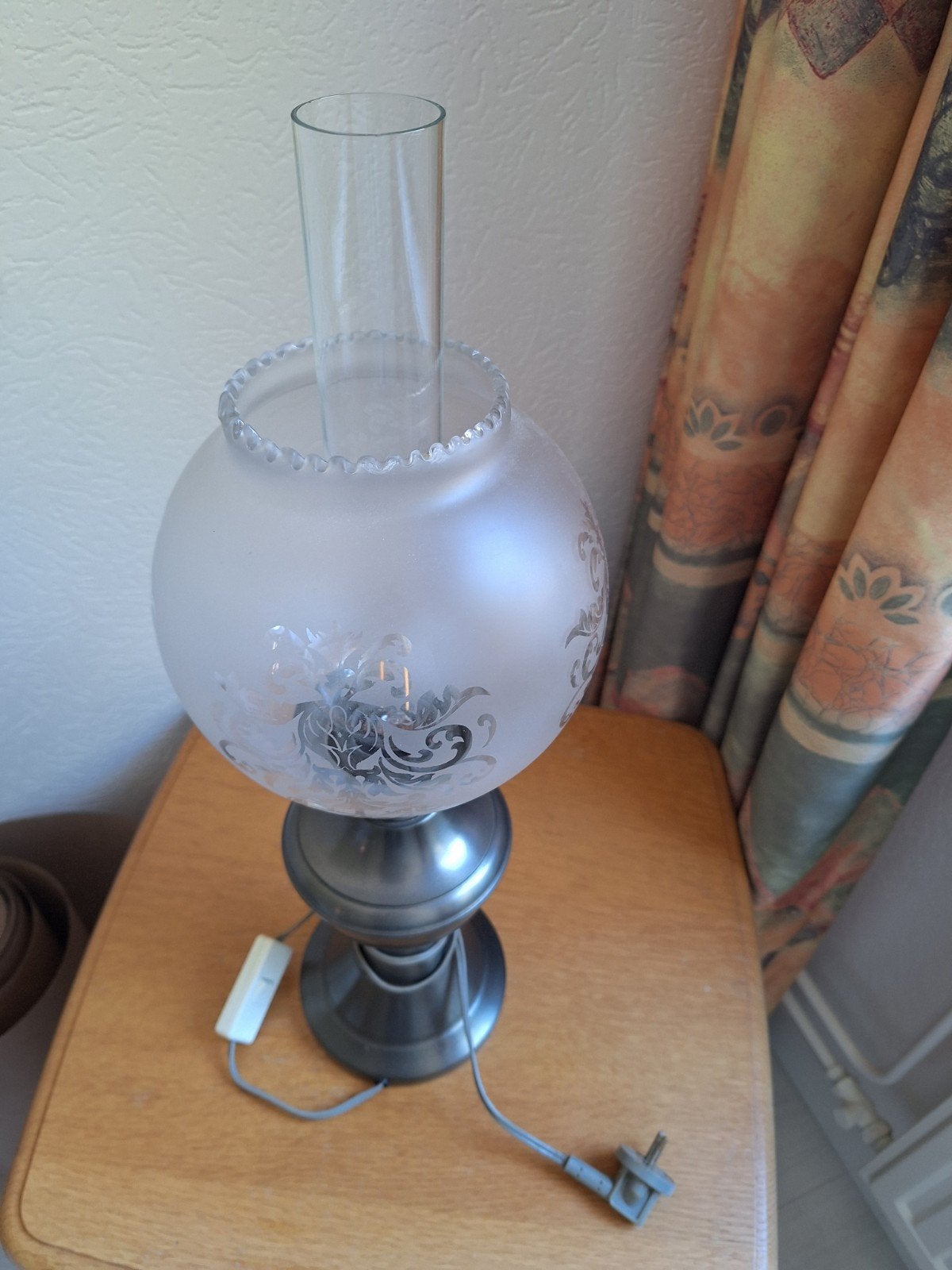 Prachtige tinnen lamp een sieraad in uw woonkamer, Huis en Inrichting, Ophalen