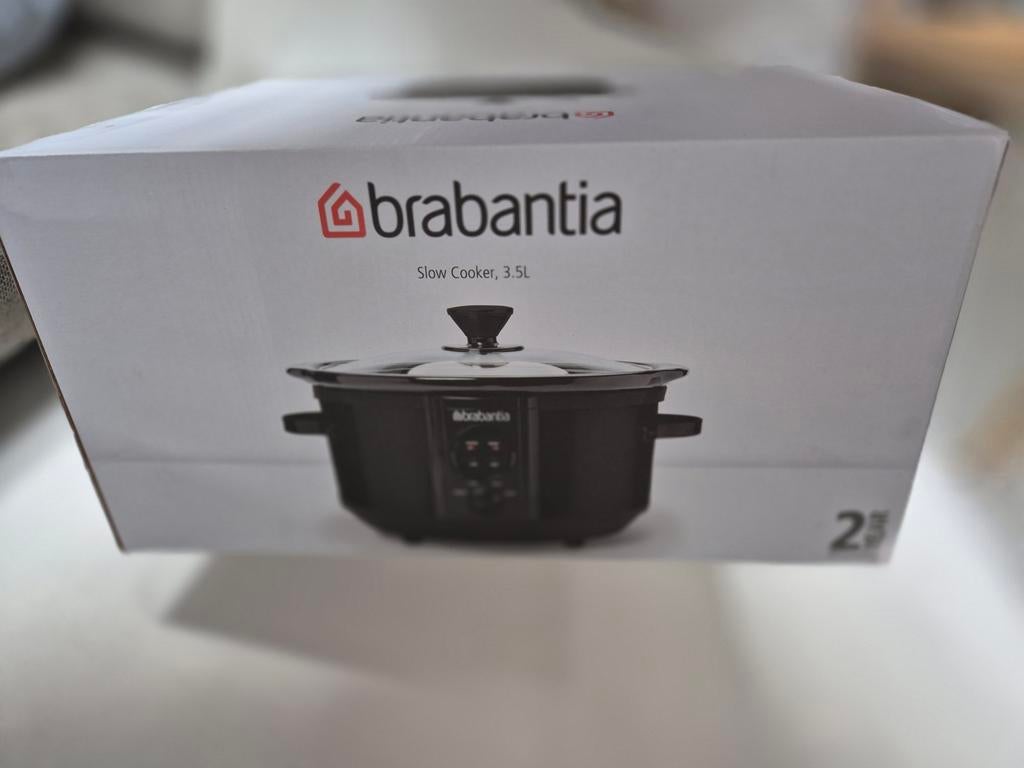Brabantia Slow Cooker 3,5 liter - Nieuw in doos, Ophalen of Verzenden, Nieuw