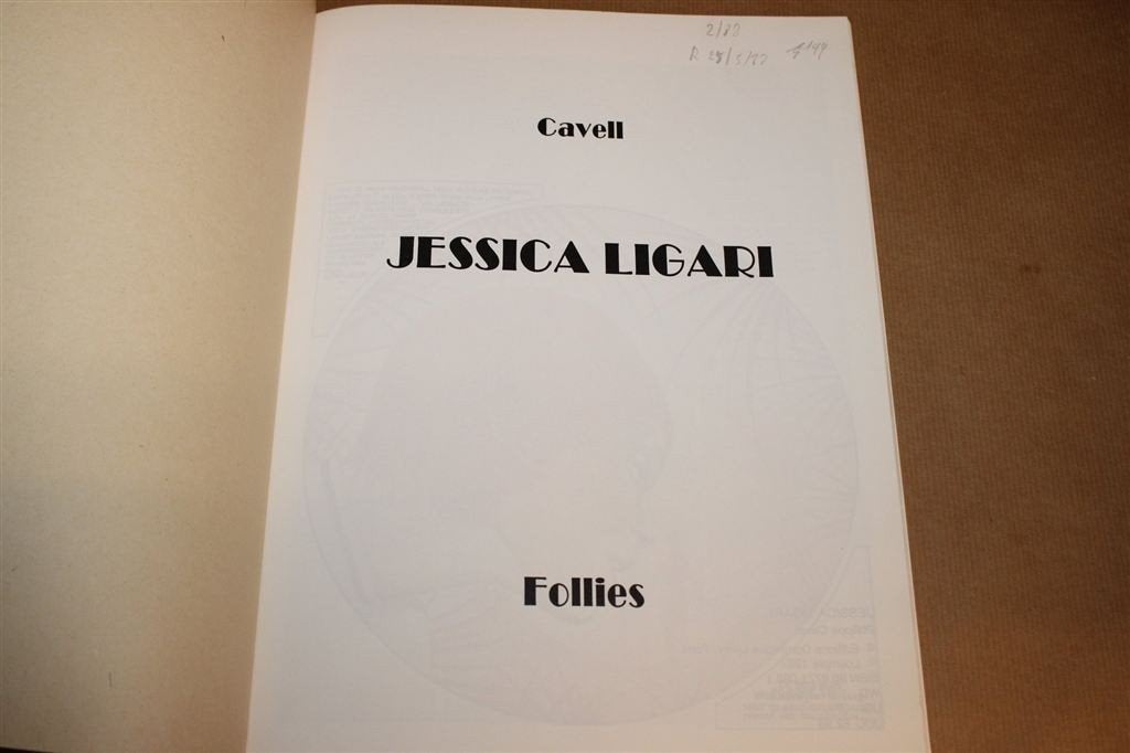 Jessica Ligari — Erotisch Lesbisch Stripalbum Follies 1987, Eén stripboek, Ophalen of Verzenden, Gelezen