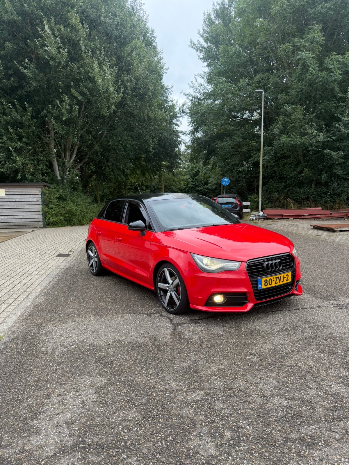 Audi A1 1.2 Tfsi 63KW SB 2013 Rood, Voorwielaandrijving, 4 cilinders, Origineel Nederlands, Handgeschakeld
