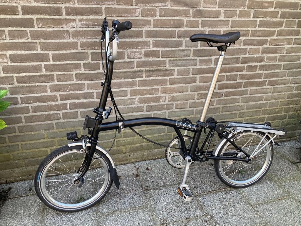 ZGAN moderne BROMPTON C-Line met volledige beurt en garantie, Ophalen, Brompton, Velgrem, 16 tot 18 inch
