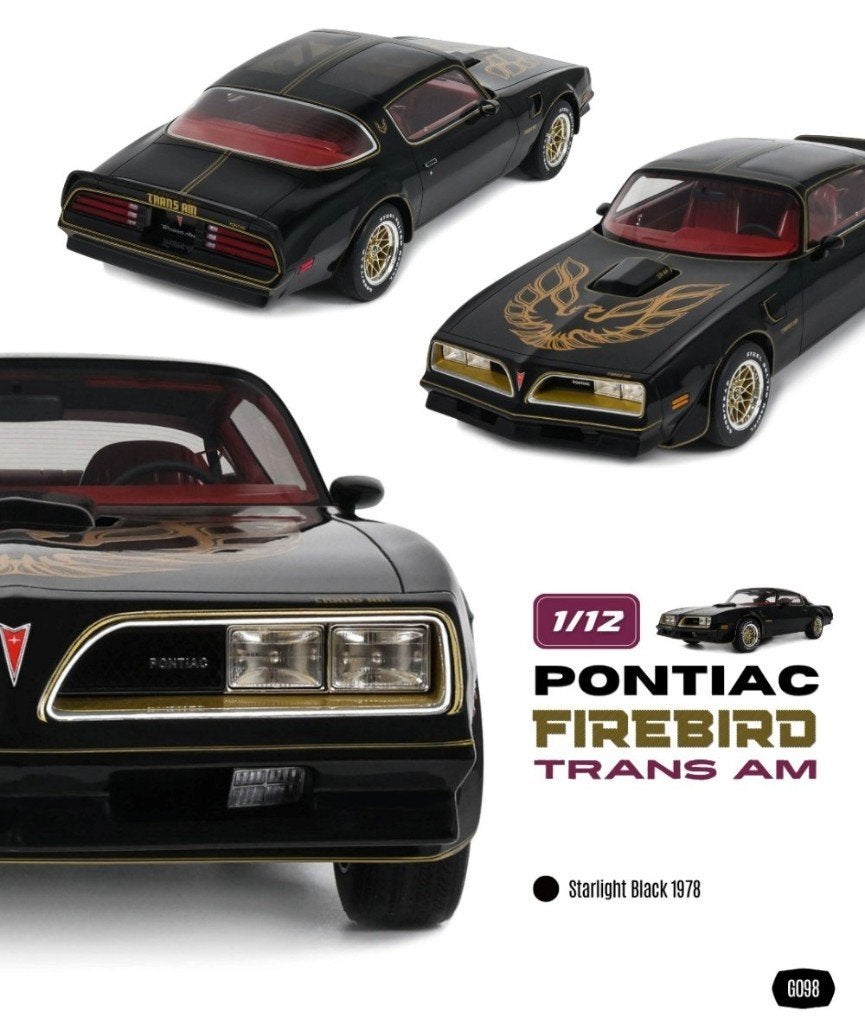 Pontiac Firebird Trans-Am Otto 1:12 NIEUW ! C4F, Auto, ., Nieuw, 1:9 t/m 1:12