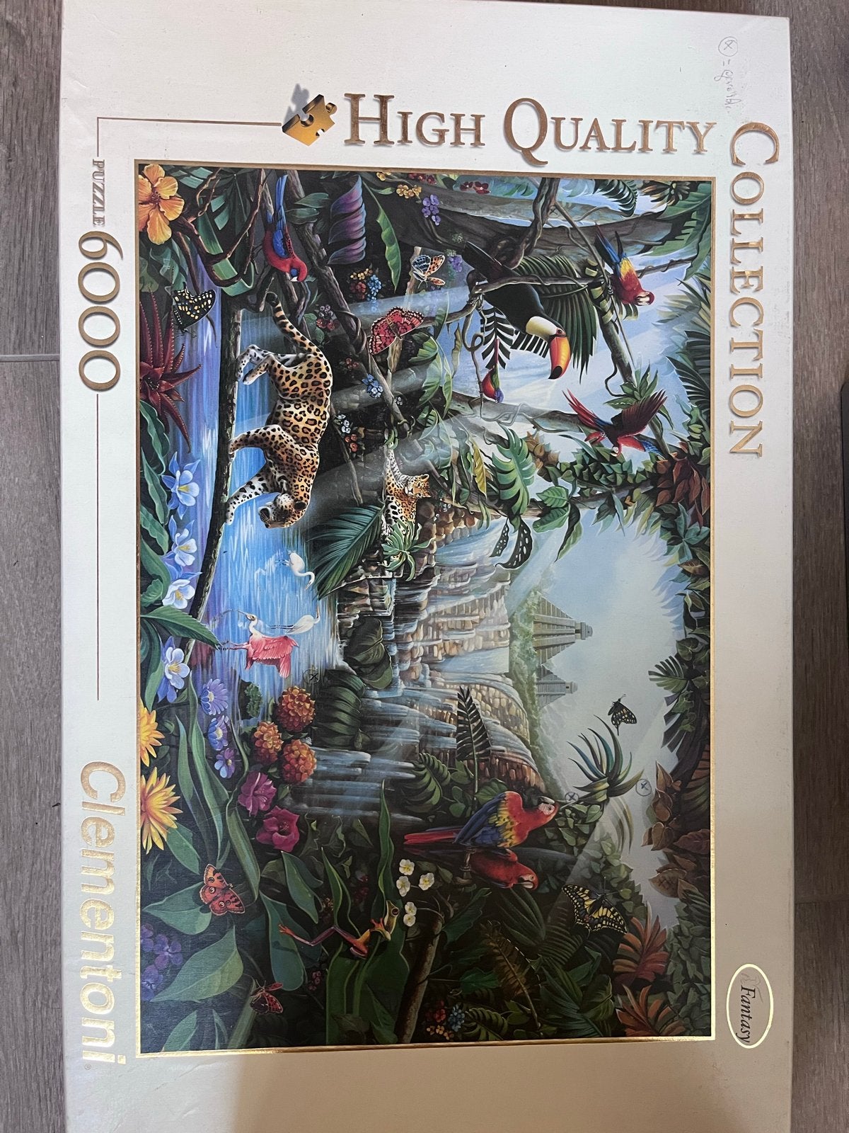 Clementoni Fantasy Legpuzzel 6000 stukjes Jungle, Ophalen, Meer dan 1500 stukjes, Gebruikt, Legpuzzel