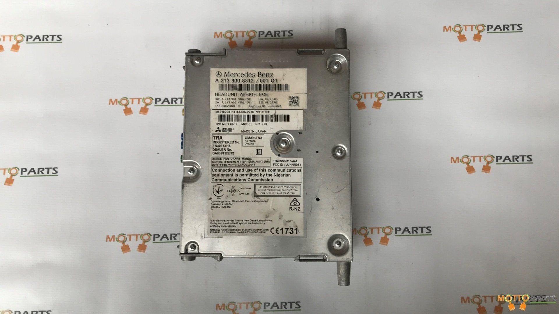 Mercedes-Benz Audio Head Unit E Klasse W213 A2139008312, Ophalen of Verzenden, -, -, -