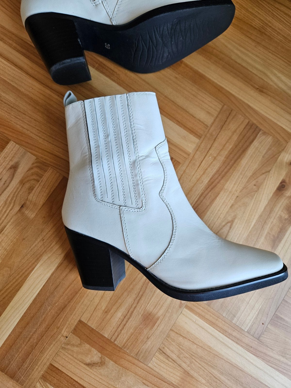 Nieuwe Costes cowboylaarsjes maat 39, Wit, Lage of Enkellaarzen, Nieuw, Ophalen of Verzenden