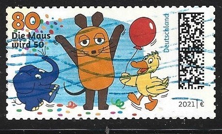 D 30 - 2021 - Duitsland/The Mouse Celebration, Ophalen of Verzenden, Overige landen, Gestempeld