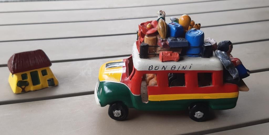 Set van 2 handgemaakte Curacao decoratie items, Ophalen of Verzenden, Zo goed als nieuw