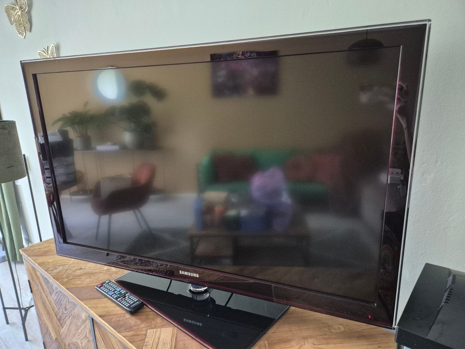 Samsung 46 inch Full HD LCD TV, Ophalen, Gebruikt, 50 Hz, LCD