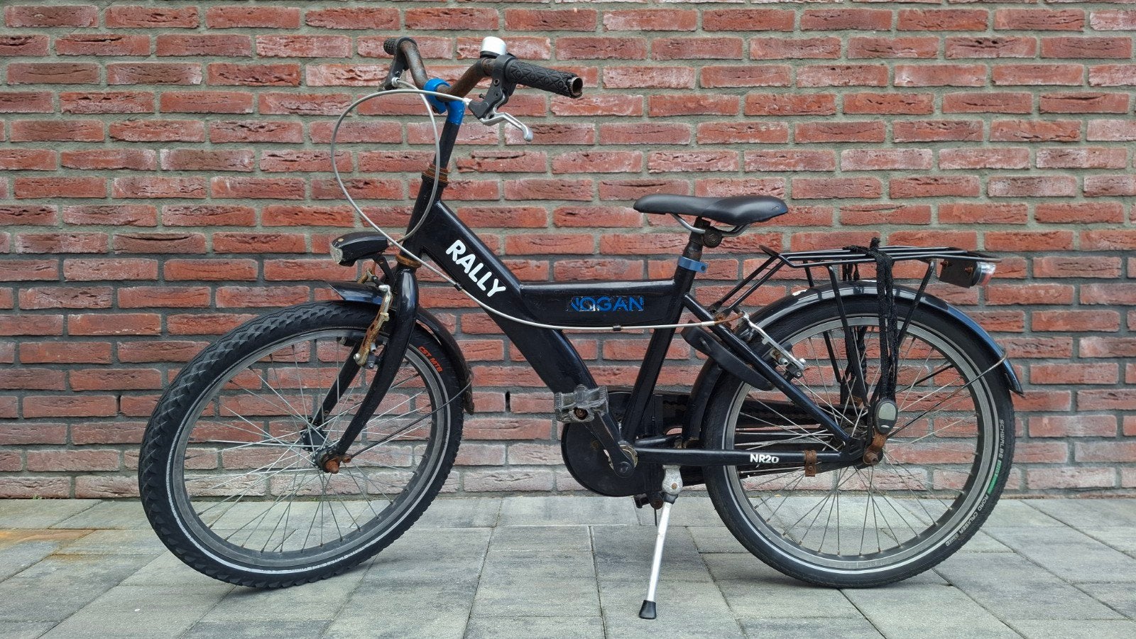 Rally Nogan Jongensfiets 20 inch - Zwart, Gebruikt, Gebruikt, Ophalen, Overige merken, Terugtraprem