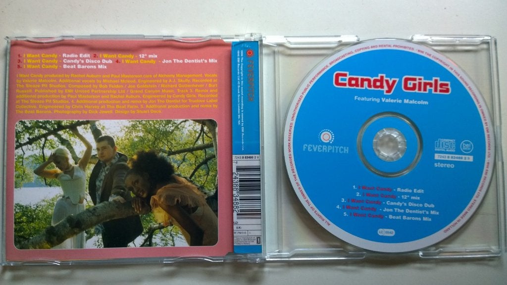 Candy Girls Featuring Valerie Malcolm - I Want Candy, Ophalen of Verzenden, Zo goed als nieuw, Pop