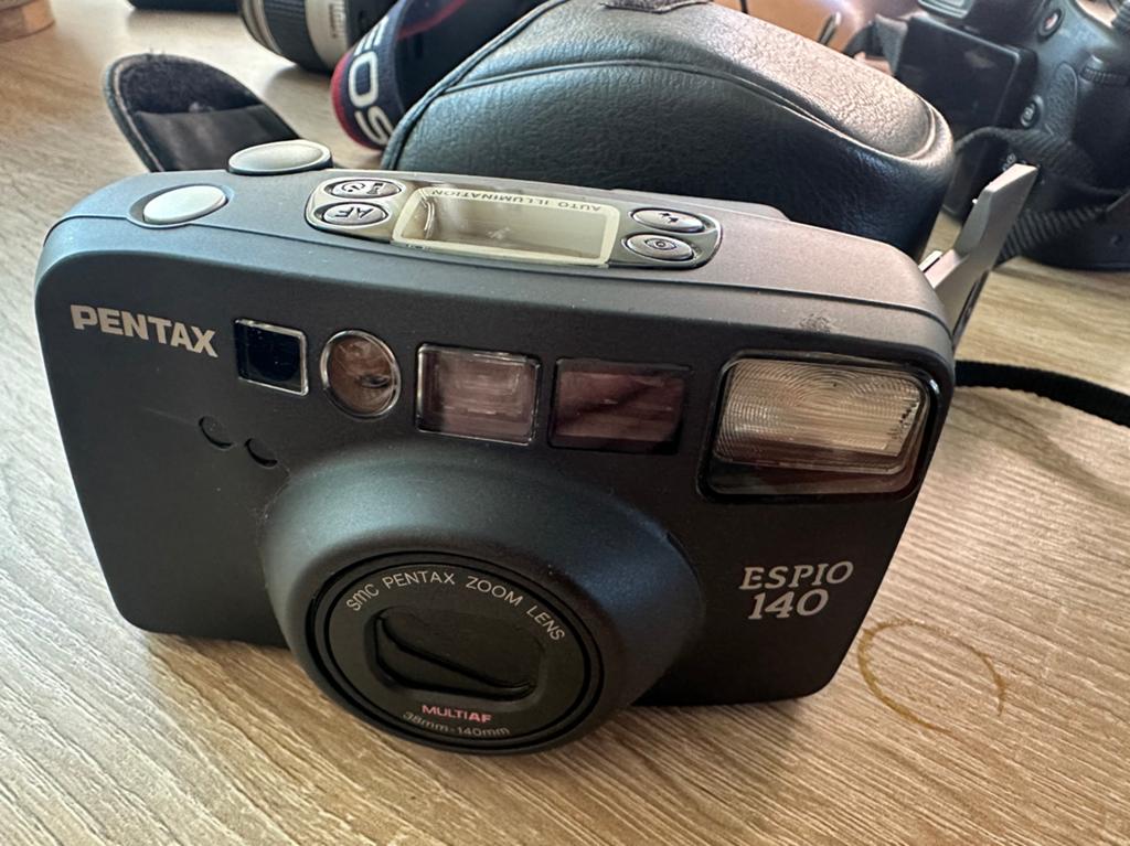 Pentax Espio 140 analoge camera, Audio, Tv en Foto, Fotocamera's Analoog, Ophalen, Compact, Pentax