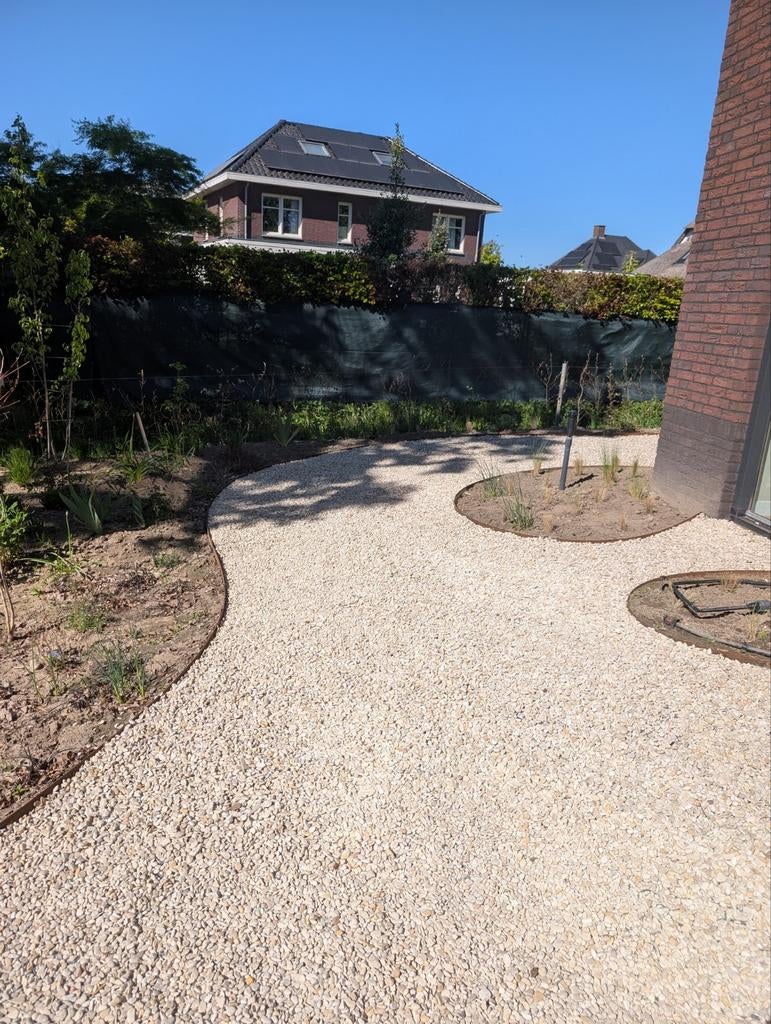 Castle grond kwart bigbag - Siergrind voor tuin en oprit, Tuin en Terras, Grind, Keien en Split, Ophalen, Beige, Nieuw, Grind