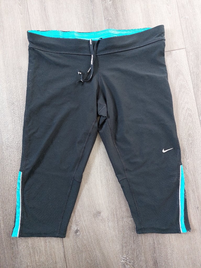 Nike Dri-FitRunning, mt L driekwart legging, Zwart, Maat 42/44 (L), Nike, Ophalen of Verzenden