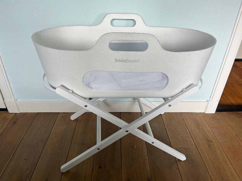 Snüz moses basket / wiegje met nieuwe matrasbeschermer, Kinderen en Baby's, Babywiegjes en Ledikanten, Ophalen of Verzenden, Zo goed als nieuw