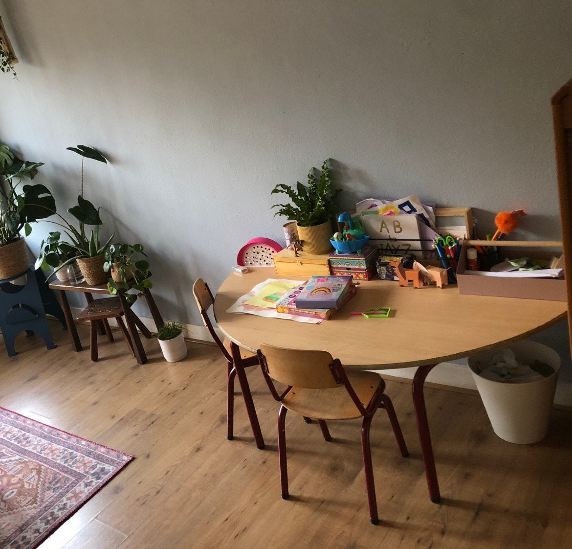Schooltafeltje gratis ophalen, Ophalen