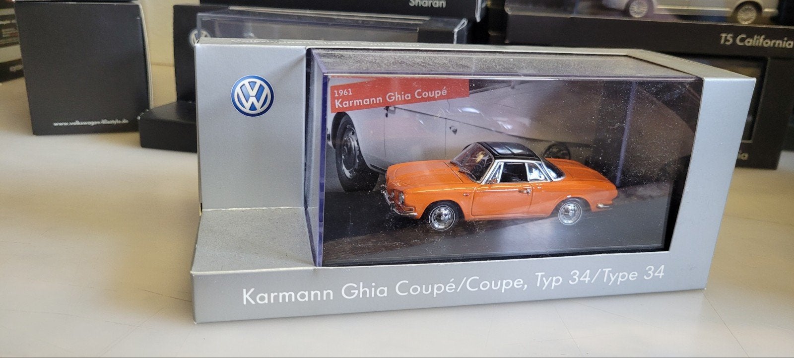 Minichamps VW Karmann Ghia coupe Type 34, Ophalen of Verzenden, Nieuw, Auto, MiniChamps