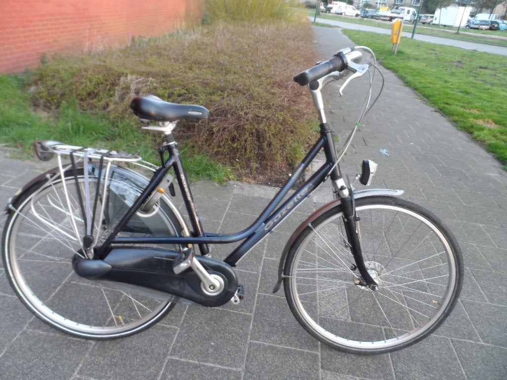 gazelle   davos  elite  damesfiets,  in  prima  staat,, Ophalen, Gebruikt, Versnellingen, 56 cm of meer