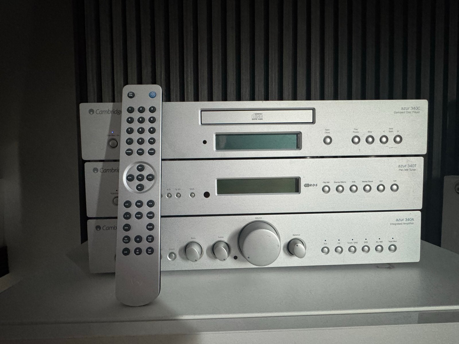 Cambridge Audio Azur 340C, 340T, 340A Hifi Set, Losse componenten, Zo goed als nieuw, Cd-speler, Ophalen