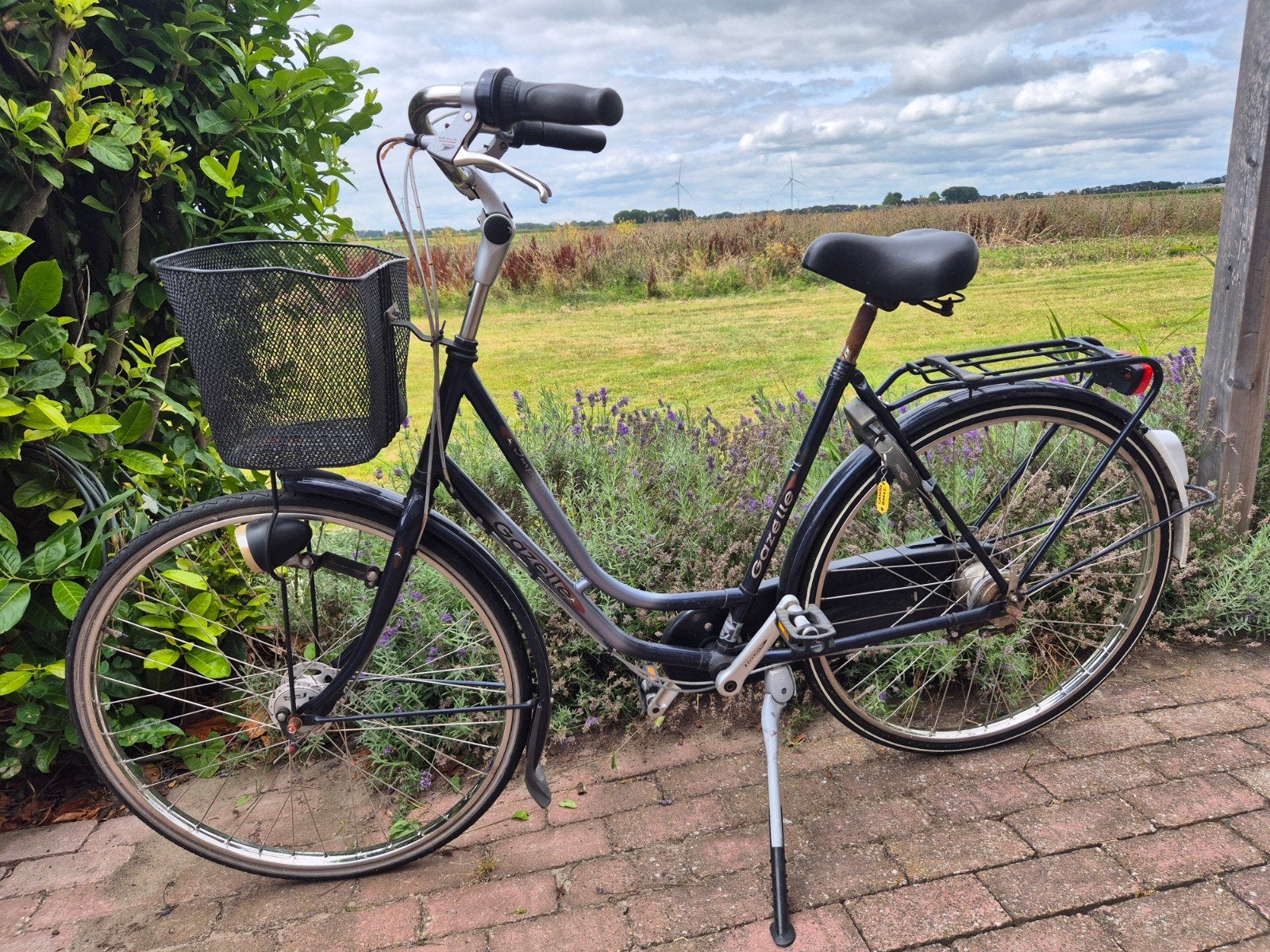 Gazelle Impala damesfiets met mandje, Ophalen, Gebruikt, Velgrem, Versnellingen