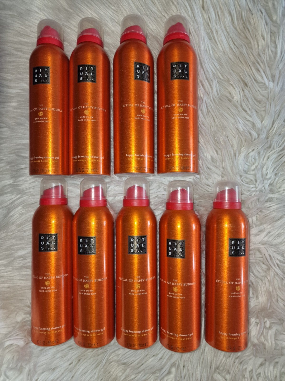 9x Rituals of Happy Buddha Douchefoam Nieuw! 200 ml, Sieraden, Tassen en Uiterlijk, Ophalen of Verzenden, Nieuw