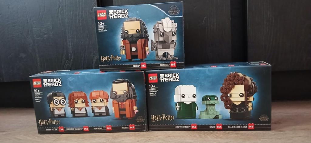 Lego Harry potter Brickheadz 40412,40496,40495 nieuw., Kinderen en Baby's, Speelgoed | Duplo en Lego, BrickHeadz, Lego, Nieuw