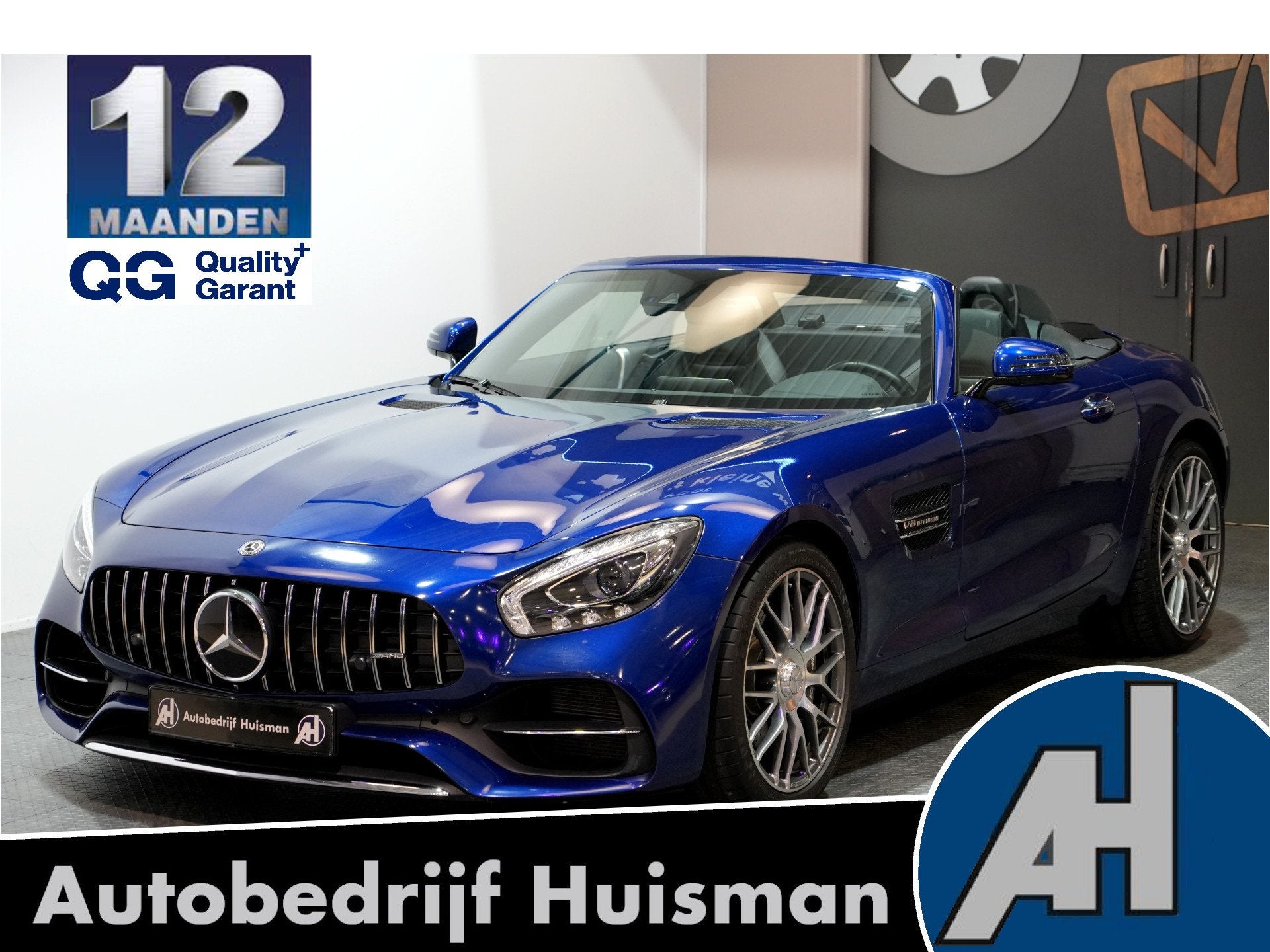 Mercedes-Benz AMG GT Roadster 4.0 V8 350kW/476pk DCT7 DISTRO, Automaat, Dealer onderhouden, Gebruikt, Blauw