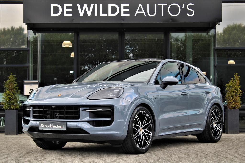 Porsche Cayenne Coupé 3.0 E-Hybrid SportDesign 470pk Pano S, Automaat, Automatische klimaatregeling, Gebruikt, Zwart