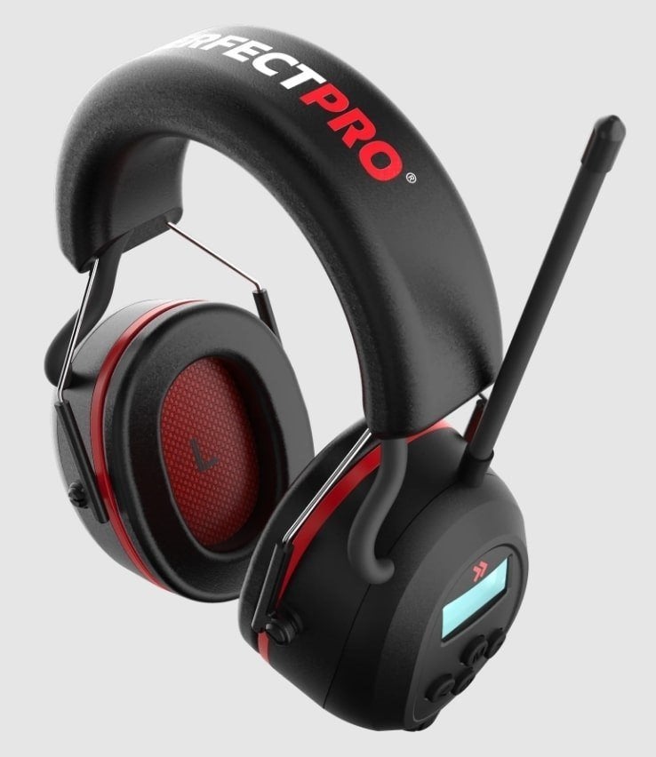 Koptelefoon met radioFM/DAB/Bluet + gehoorbescherming, Verzenden, Nieuw