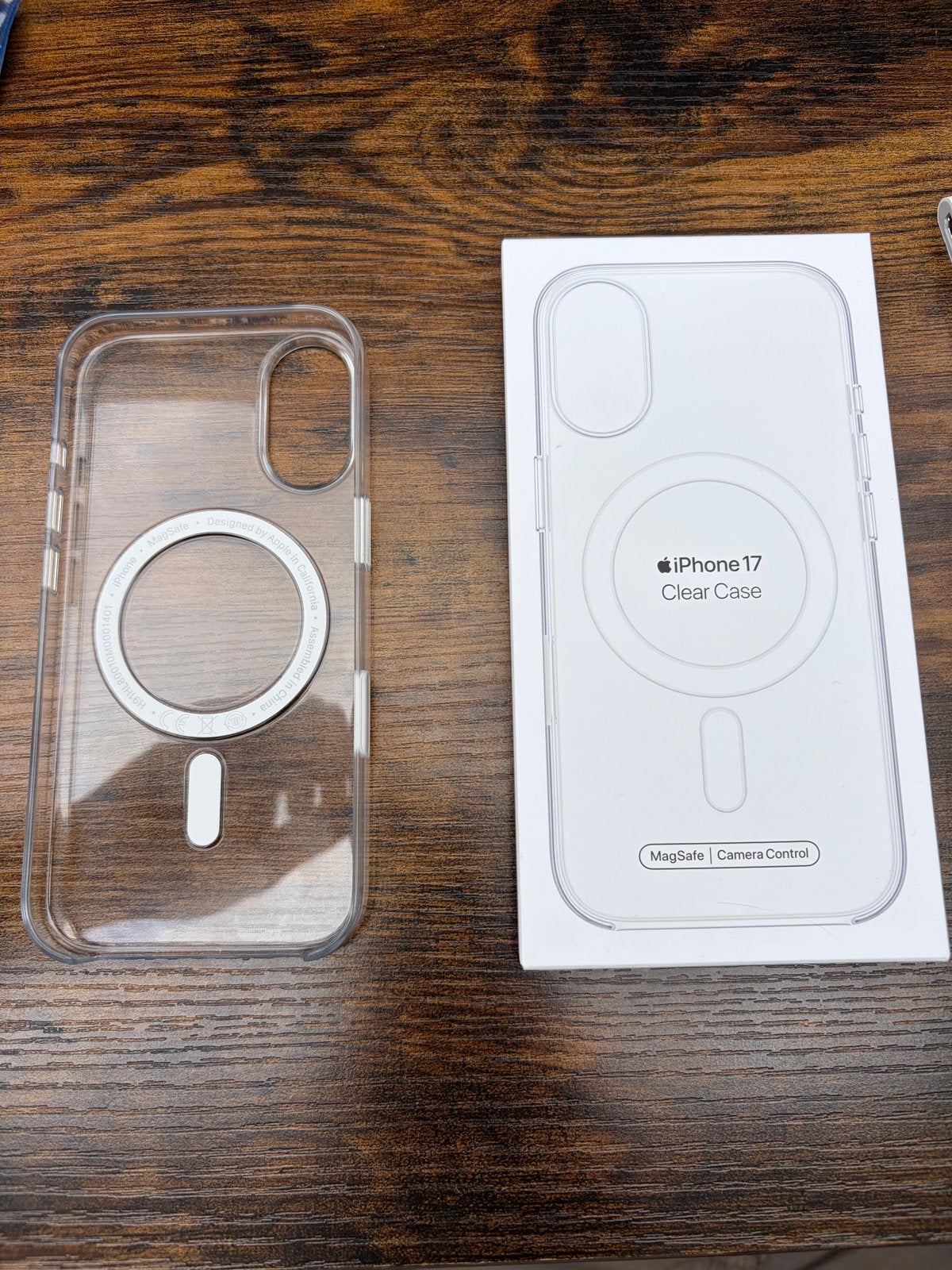 Origineel Apple iPhone 17 Clear Case met MagSafe, Kunststof, IPhone 17, MagSafe, Nieuw