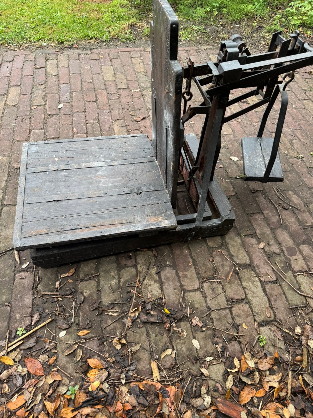 Weegschaal, 100 liter of meer, Ophalen of Verzenden, Gebruikt, Transportkar