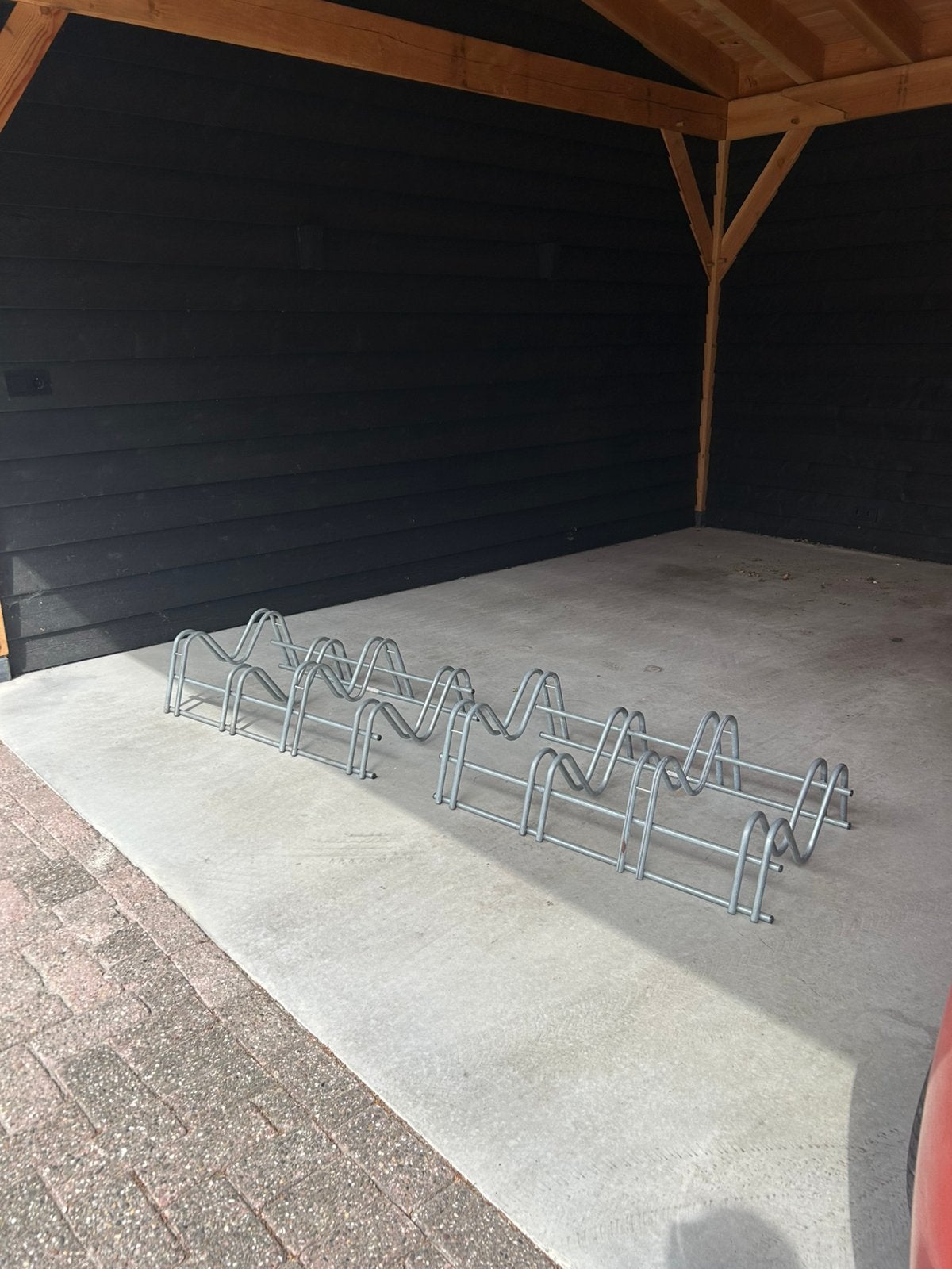 Fietsenrekken, Ophalen, Gebruikt
