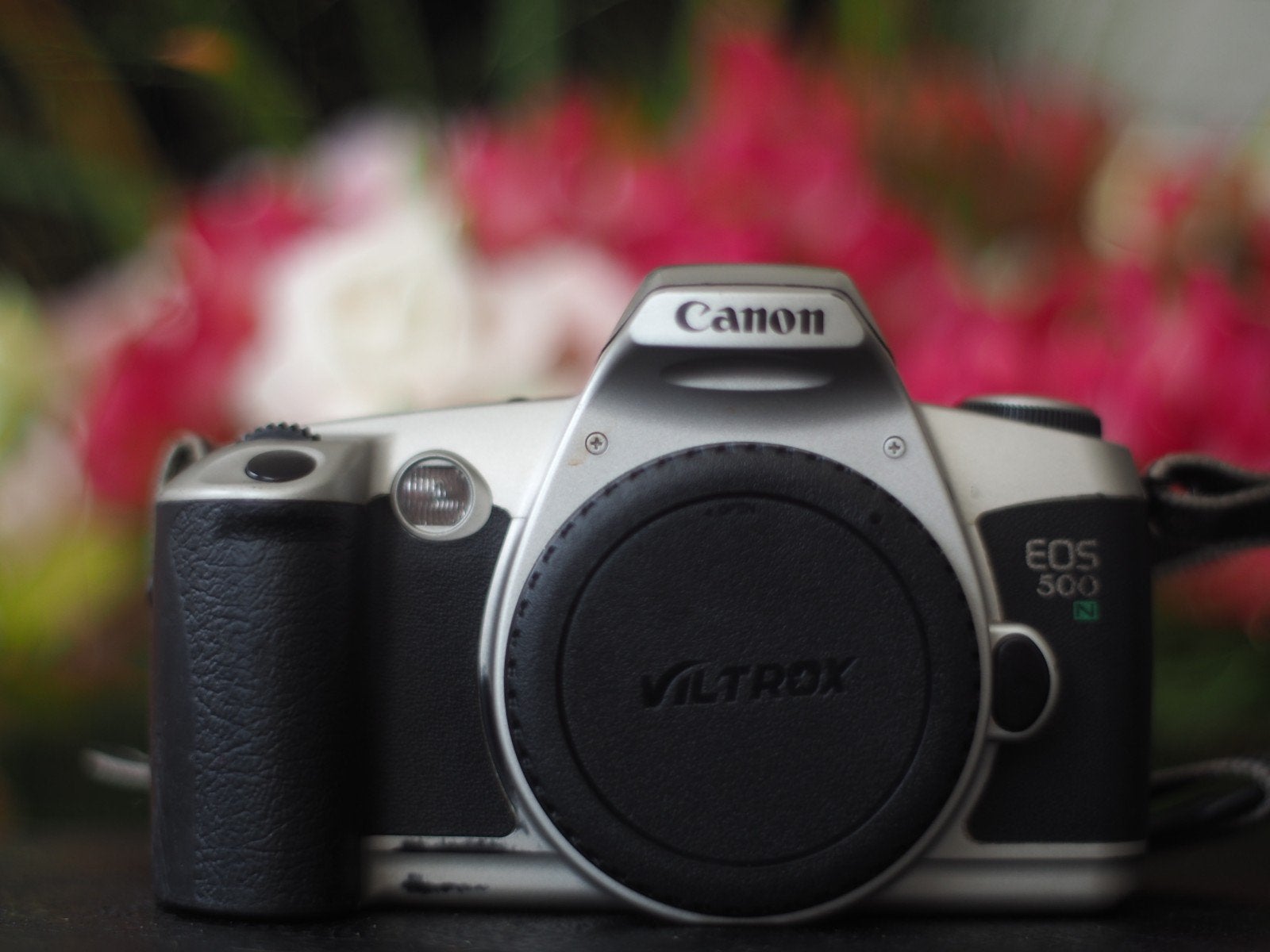 Canon EOS 500N Spiegelreflexcamera - Werking Onbekend, Audio, Tv en Foto, Ophalen, Gebruikt, Spiegelreflex, Canon