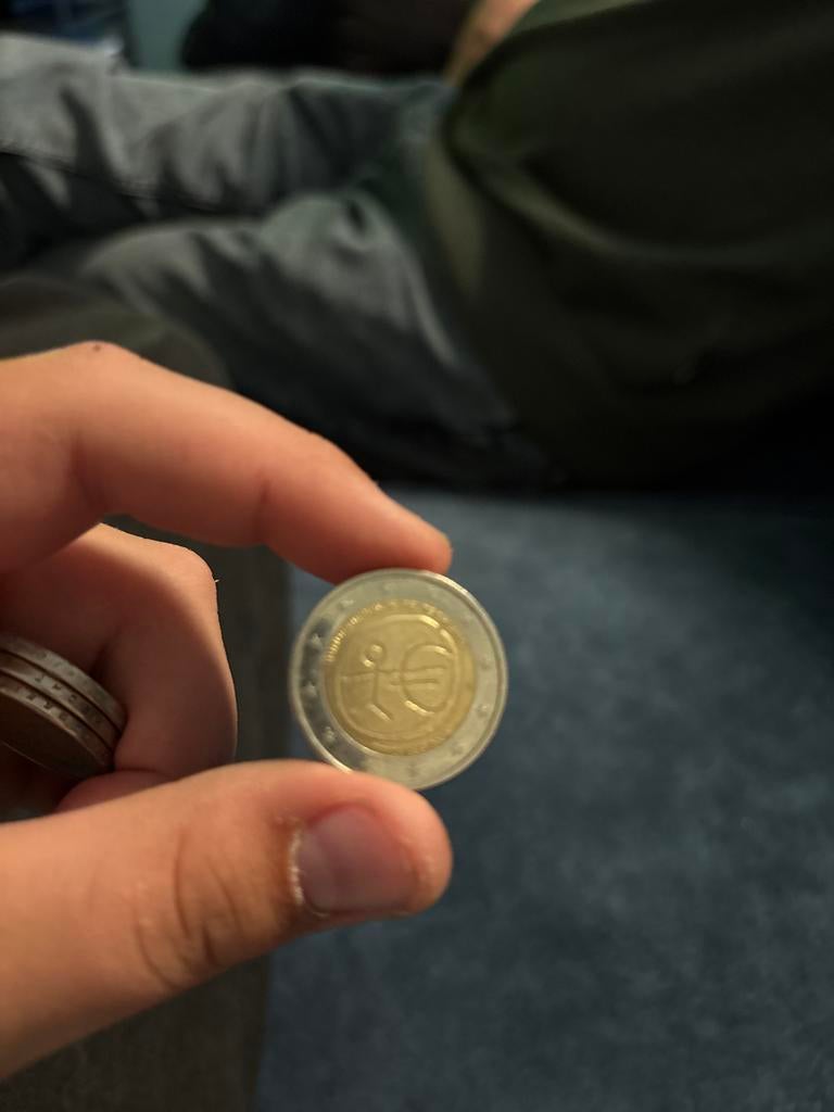 2 euro munt met stickman, Postzegels en Munten, Munten | Europa | Euromunten, Ophalen, Overige landen, 2 euro, Losse munt