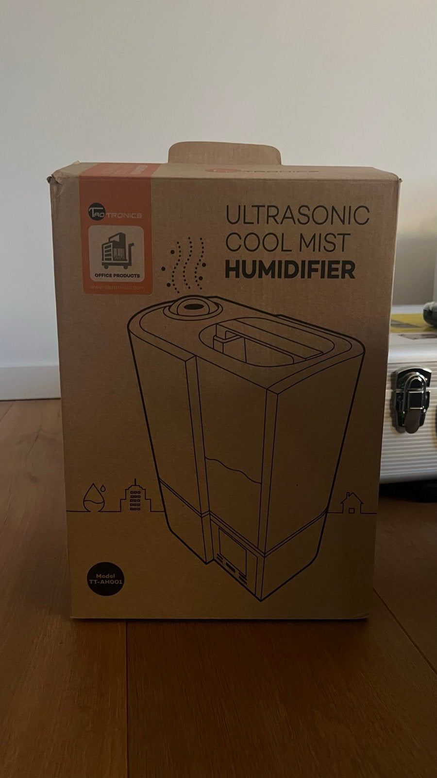 TaoTronics Luchtbevochtiger TT-AH001 met originele doos, Ophalen, Zo goed als nieuw, Luchtbevochtiger
