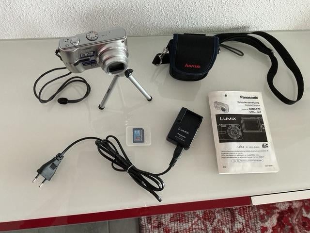 PANASONIC Lumix Digitale compact camera DMC-TZ3 zilver 7,2MP, Gebruikt, Compact, Ophalen of Verzenden, Overige Merken