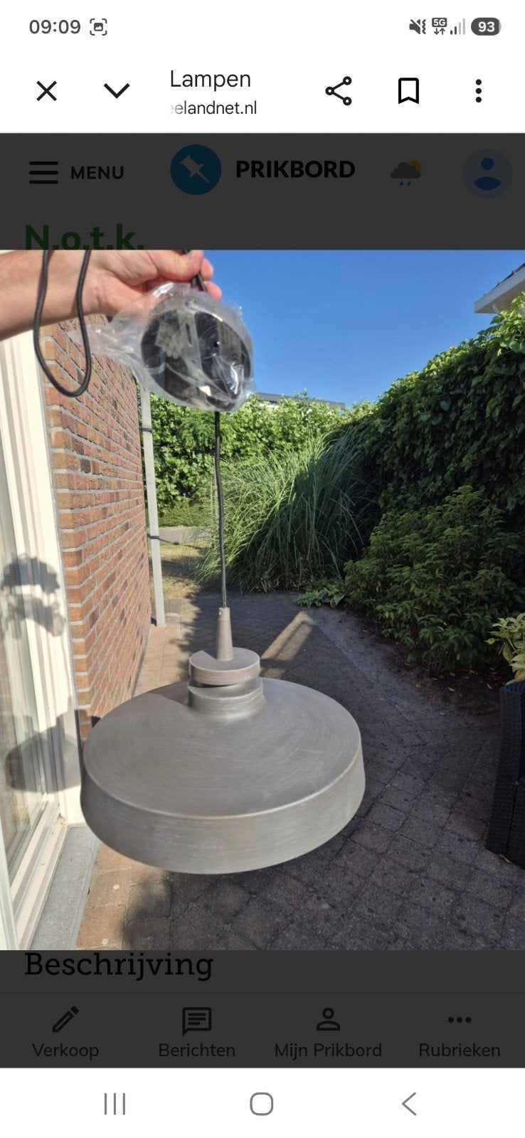2 Lucide Camus hanglampen- Nieuw in doos, Ophalen, Nieuw, E27 (groot), Modern industrieel