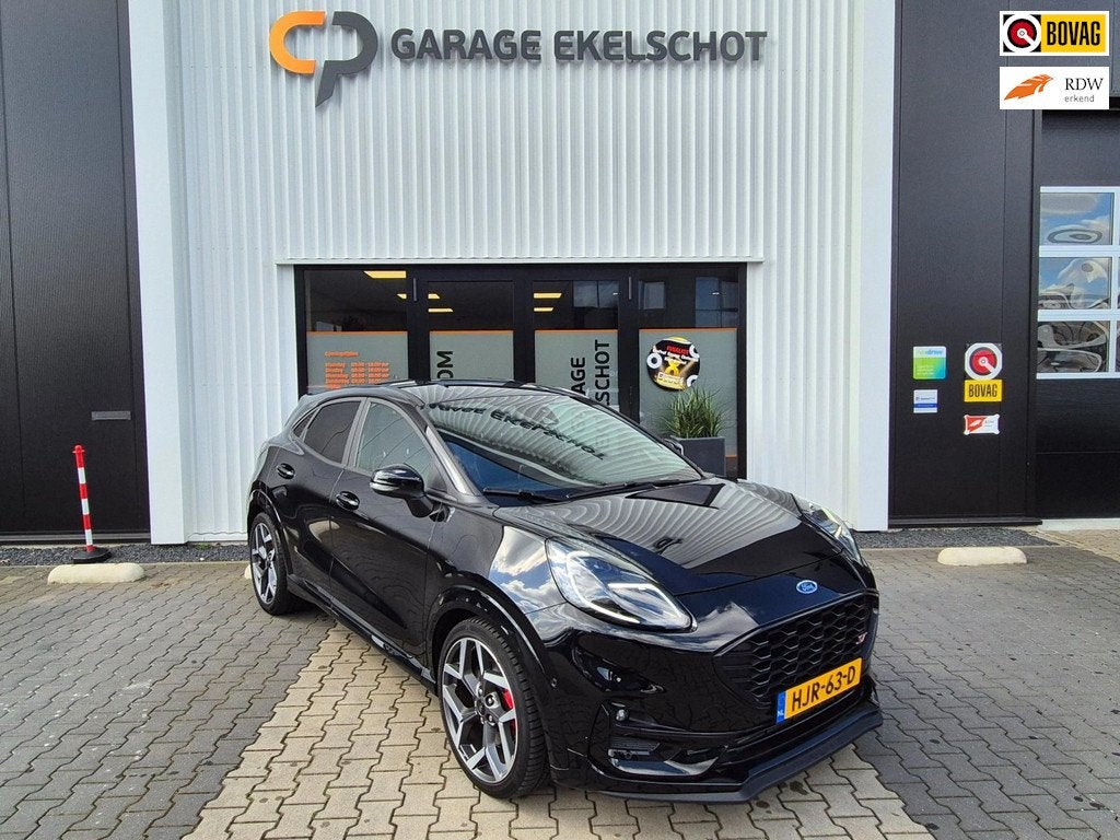 Ford Puma 1.5 ST Performance|200PK|Camera|Stuur/stoel verw, Auto's, Ford, Voorwielaandrijving, Leder en Stof, Zwart, Bedrijf